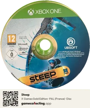 Steep Xbox One, PAL disc