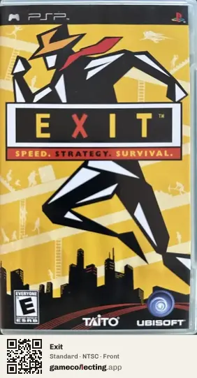 Exit PlayStation Portable, NTSC box front