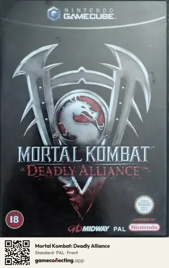 Mortal Kombat: Deadly Alliance Nintendo GameCube, PAL box front