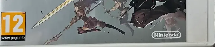 Fire Emblem: Awakening, the PEGI square on its front