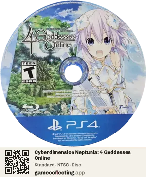 Cyberdimension Neptunia: 4 Goddesses Online PlayStation 4, NTSC disc