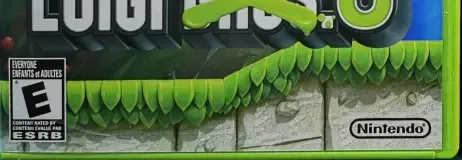 New Super Luigi U, the ESRB box on its front