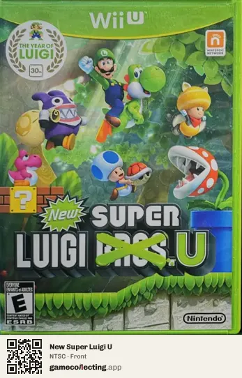 New Super Luigi U Nintendo Wii U, NTSC box front