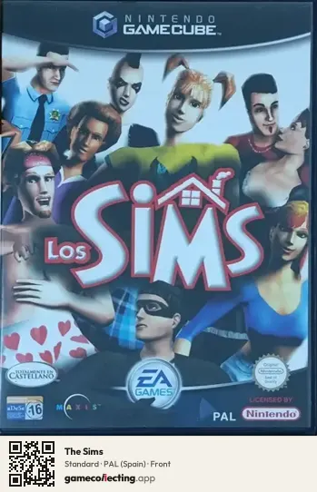 The Sims Nintendo GameCube, Spain box front