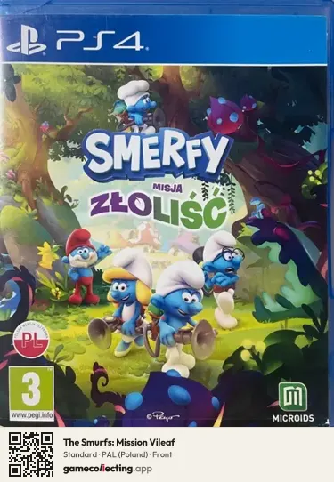 The Smurfs: Mission Vileaf PlayStation 4, Poland box front