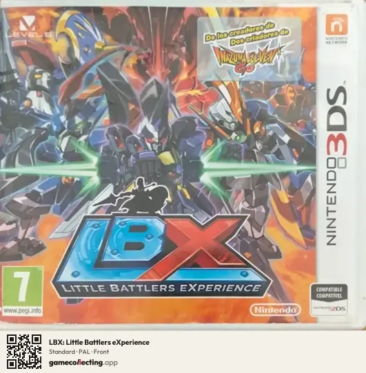 LBX: Little Battlers eXperience Nintendo 3DS, PAL box front