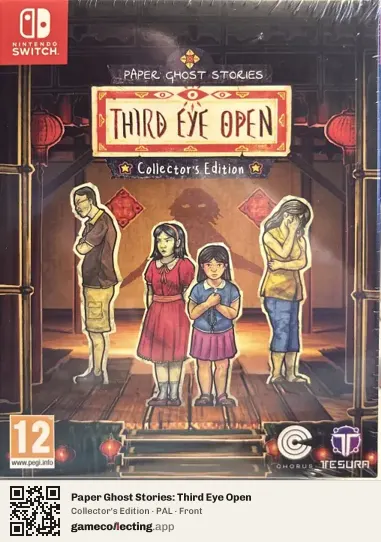 Paper Ghost Stories: Third Eye Open Nintendo Switch, PAL box front
