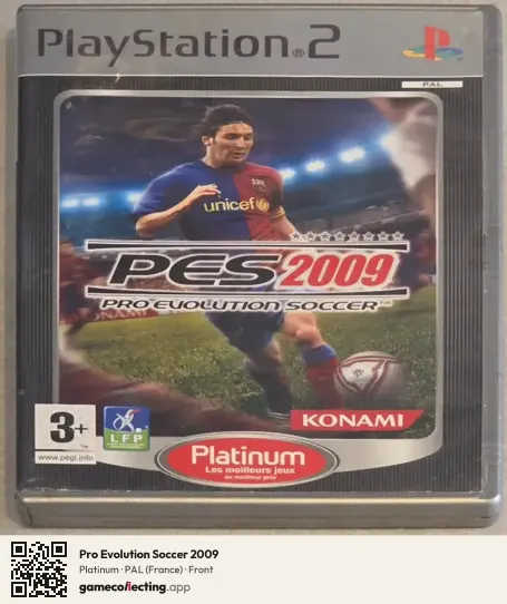 Pro Evolution Soccer 2009 PlayStation 2, France box front