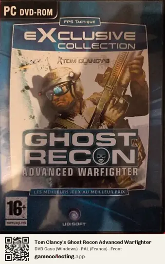 Tom Clancy's Ghost Recon Advanced Warfighter Computer, France box front