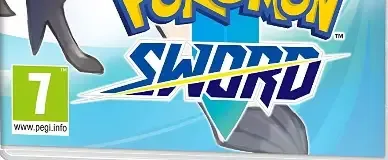 Pokémon Sword, the PEGI square on its front