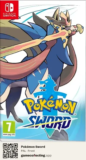 Pokémon Sword Nintendo Switch, PAL box front