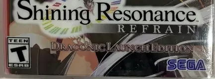 Shining Resonance Refrain, the ESRB box on its front