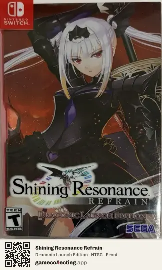 Shining Resonance Refrain Nintendo Switch, NTSC box front