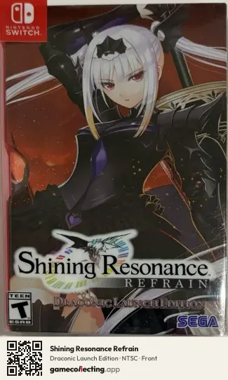 Shining Resonance Refrain Nintendo Switch, NTSC box front
