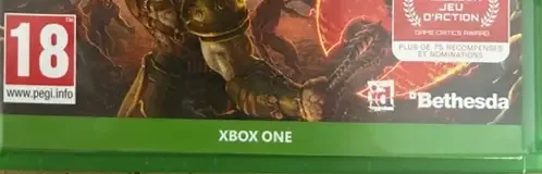 Doom Eternal, the USK square on its front