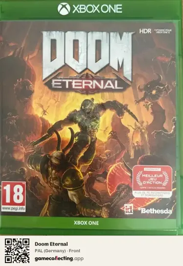 Doom Eternal Xbox One, Germany box front