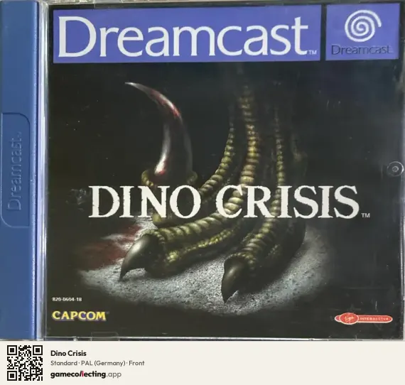 Dino Crisis Sega Dreamcast, Germany box front