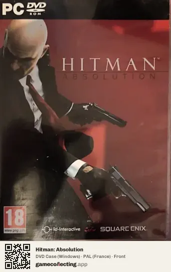 Hitman: Absolution Computer, France box front