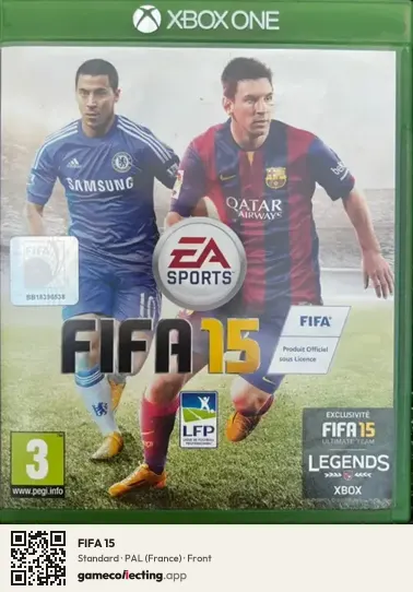 FIFA 15 Xbox One, France box front