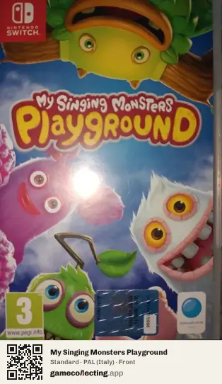 My Singing Monsters Playground Nintendo Switch, Italy box front