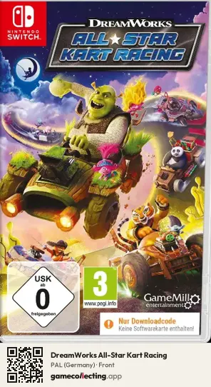 DreamWorks All-Star Kart Racing Nintendo Switch, Germany box front