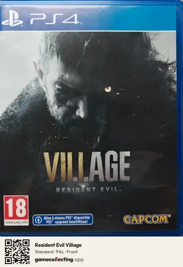 Resident Evil Village PlayStation 4, PAL box front