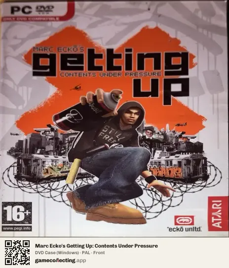 Marc Ecko's Getting Up: Contents Under Pressure Computer, PAL box front