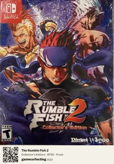 The Rumble Fish 2 Nintendo Switch, NTSC box front