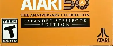 Atari 50: The Anniversary Celebration, the ESRB box on its front