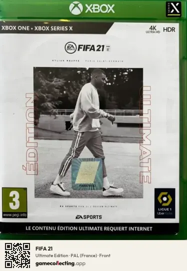 FIFA 21 Xbox One, France box front