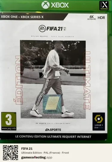 FIFA 21 Xbox One, France box front