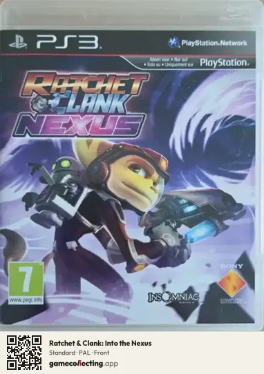 Ratchet & Clank: Into the Nexus PlayStation 3, PAL box front