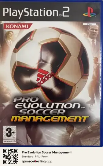 Pro Evolution Soccer Management PlayStation 2, PAL box front