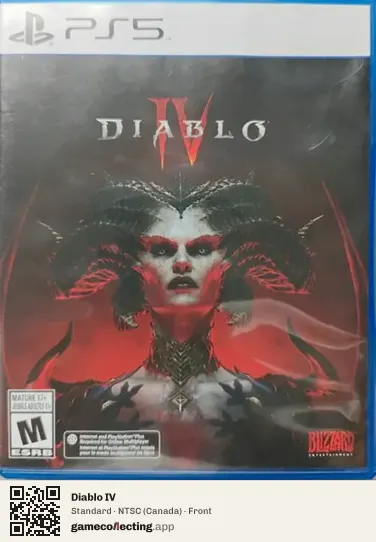 Diablo IV PlayStation 5, Canada box front