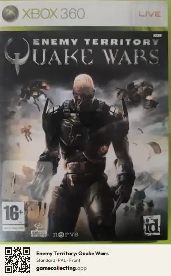 Enemy Territory: Quake Wars Xbox 360, PAL box front