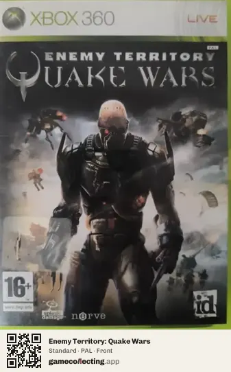 Enemy Territory: Quake Wars Xbox 360, PAL box front