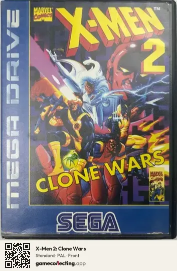 X-Men 2: Clone Wars Sega Mega Drive / Genesis, PAL box front