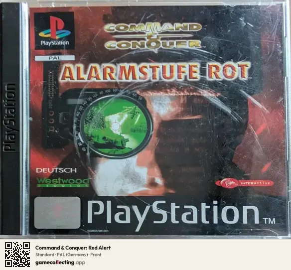 Command & Conquer: Red Alert PlayStation, Germany box front