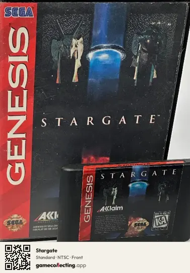 Stargate Sega Mega Drive / Genesis, NTSC box front