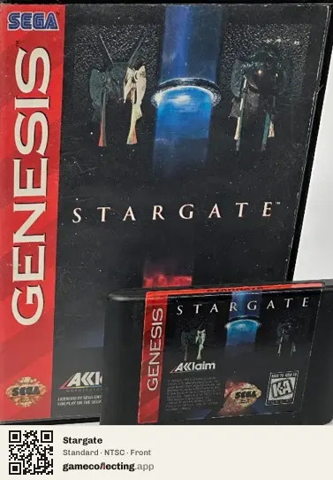 Stargate Sega Mega Drive / Genesis, NTSC box front