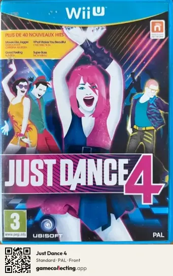 Just Dance 4 Nintendo Wii U, PAL box front