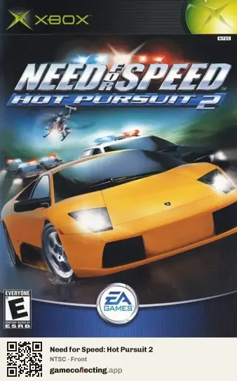 Need for Speed: Hot Pursuit 2 Xbox, NTSC box front
