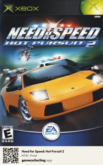 Need for Speed: Hot Pursuit 2 Xbox, NTSC box front