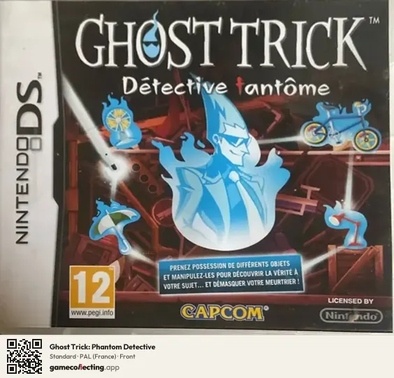 Ghost Trick: Phantom Detective Nintendo DS, France box front