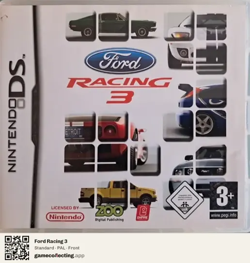 Ford Racing 3 Nintendo DS, PAL box front