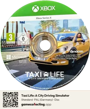 Taxi Life: A City Driving Simulator Xbox Series X, PAL disc