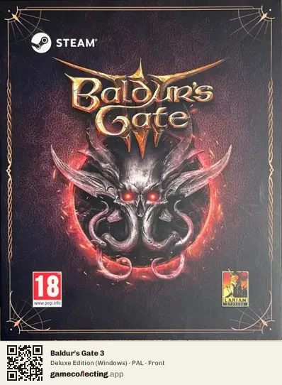 Baldur's Gate 3 Computer, PAL box front