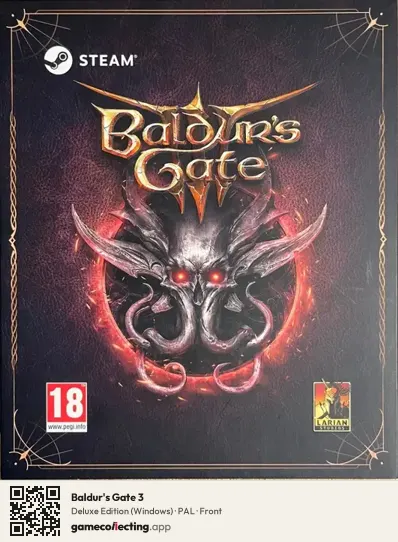 Baldur's Gate 3 Computer, PAL box front