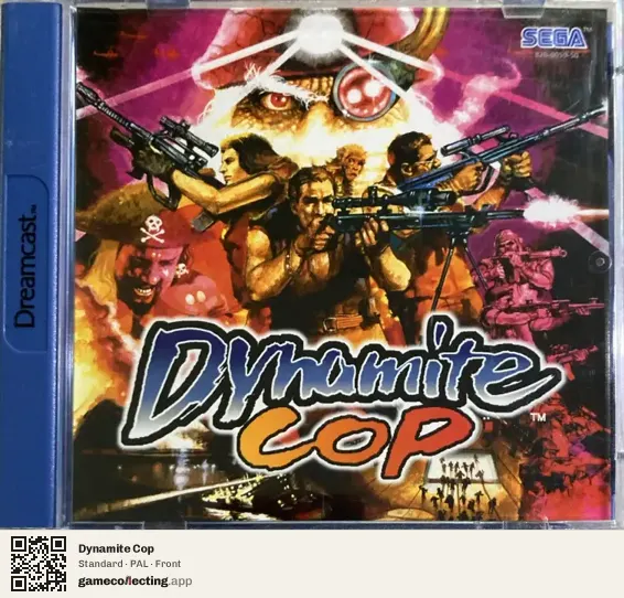 Dynamite Cop Sega Dreamcast, PAL box front