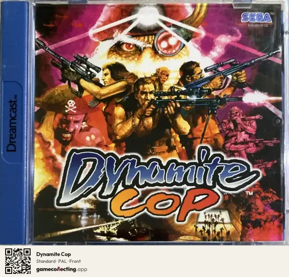 Dynamite Cop Sega Dreamcast, PAL box front